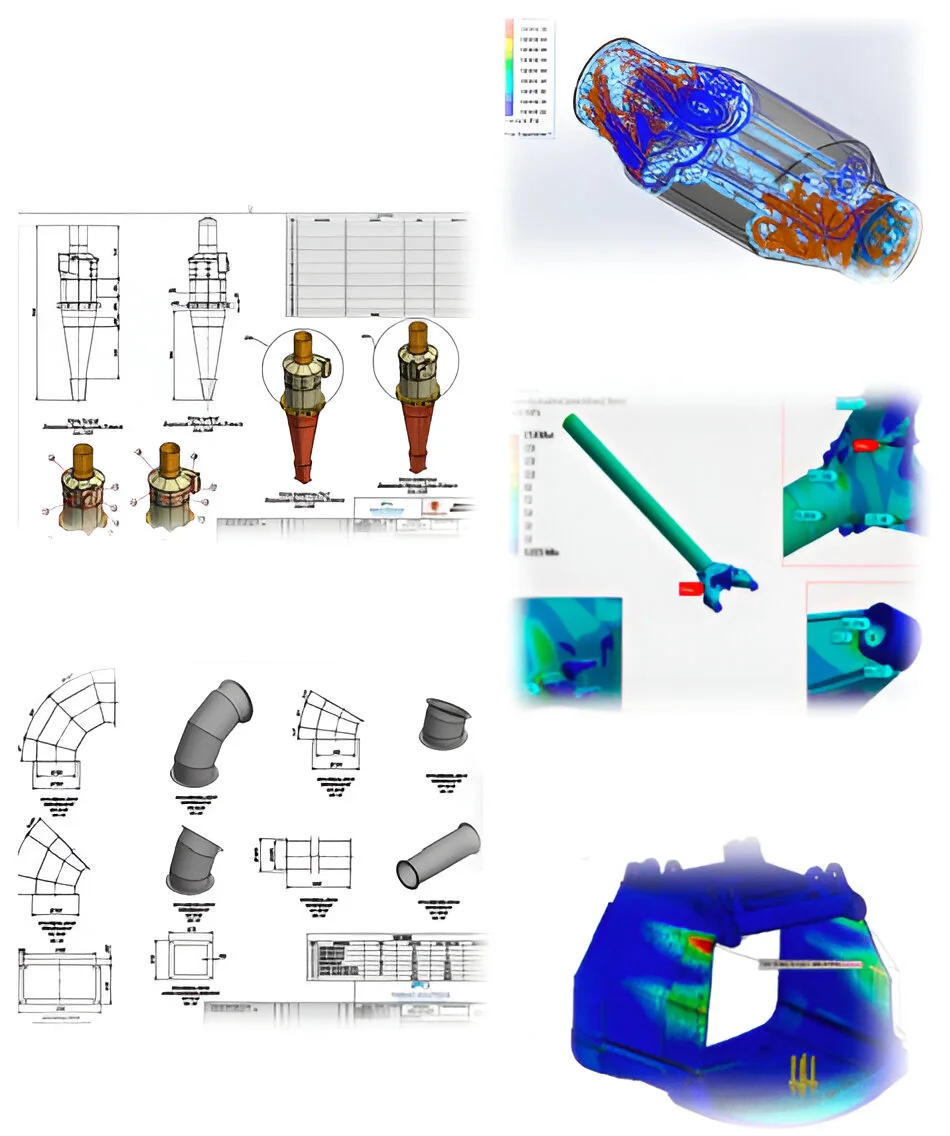 Diagrama y modelado 3D de Fuelles